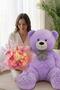 Pink and White Butterfly Bouquet with Led Lights – 25 Butterflies & 90 cm Large Plush Bear |   Oze for Valentine's Day - 2