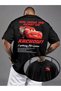 Men's Mcqueen Front-Back Printed Oversized T-Shirt