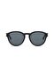 Bc1386 C2 52 Unisex Oval Black Bone Sunglasses - 2