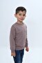 Boy's Relax Fit Crew Neck Sweatshirt with Snap Buttons on the Shoulders