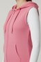 Women's Zero Sleeve Hooded Cardigan and Long Sleeve T-Shirt Set - 6