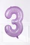 Lila Number Foil Balloon Lila Age Balloon