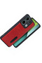 Mtxdpn Xiaomi Redmi 15C 4g Leather Case with Sara Business Card (160344) - Red - 2