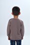 Boy's Relax Fit Crew Neck Sweatshirt with Snap Buttons on the Shoulders - 3