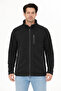 Men's Full Zip Pocket Fleece Black 8517-S - 2