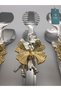 Luxury |   Butterfly |   Set of 3 Stainless Steel Tongs with Butterfly Decoration - 3
