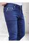 Men's Regular Fit Straight Leg Stretchy Lycra Denim Jeans Trousers - 2