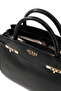 Melinda Three Compartment Hand and Shoulder Women's Black Handbag Hwkl9933060-Bla - 3