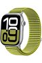 Apple Watch 49mm 46mm 45mm 44mm 42mm | Nylon Loop Sport Band | Green