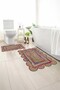 2-Pack Bath Mat, Soft Bathroom Rug, Non-Slip Backing, Washable - 60X100 - 50X60