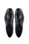 Men's Genuine Leather Black Casual Shoes - 5