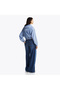Tjw Denim Cropped Women's Blue Hoodie - 3