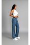 Ragnar Stretch Fabric Casual Women's Blue Super High Waist Wide Leg Denim Jeans - 5