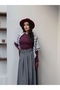 Belted High Waist Pleated Skirt - 4