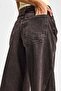 Women's Dark Denim Color 4s6-156 Super Palazzo Fit Side Detail Design Denim Jeans - 3