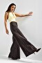 Women's Dark Denim Color 4s6-156 Super Palazzo Fit Side Detail Design Denim Jeans - 4