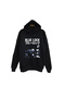 Blue Lock Anime Printed Unisex 100% Cotton Hooded Black Sweatshirt