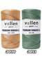 5 Pieces Premium 1000 g/4 mm Polyester Ribbon Cord, Macramé Cord, Bag Cord, Hobby Cord, Placemat Cord - 5