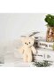Cream Plush Teddy Bear Gift and Ornament Keychain - Cute Plush Bag Accessory and Gift Ornament Teddy Bear - 7