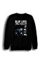 Blue Lock Anime Printed Unisex 100% Cotton Crew Neck Black Sweatshirt