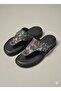 Noble 2010 Zenne Black Leather Slippers