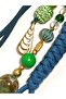 Lucky Clover Charm |   Handmade Paracord & Beaded Bag Ornament |   Lucky Accessory - 6