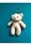 Cream Plush Teddy Bear Gift and Ornament Keychain - Cute Plush Bag Accessory and Gift Ornament Teddy Bear - 3