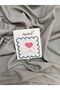 Square Pink Blue Heart Embroidered Presentation Cocktail Party Napkin - 2