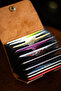 Genuine Leather Card Holder Wallet with Accordion Compartment Unisex - 3