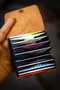 Genuine Leather Card Holder Wallet with Accordion Compartment Unisex - 5