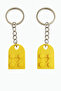 Lego Heart Figure Lover Couple Design Keychain - Special Gift for Lover