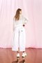 White Poplin Baggy Pants 17107 - 5