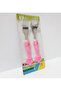 2-Piece Stainless Steel Fork Spoon Set Figured Cutlery Set for Children - 4