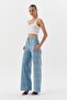 Stoned Denim Trousers Blue - 2