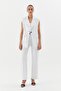 Oversized Slim Vest White - 2
