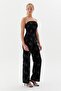 Spliced Stone Bustier Black - 2