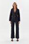 Striped Slim Pants Indigo - 4