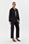 Denim Coat with Sprinkled Stones Black - 4