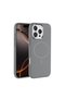 غطاء متوافق مع هاتف iPhone 16 Pro مع إطار معدني للكاميرا - رمادي تيتانيوم - T40644
