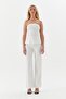 Bustier with Scattered Stones, White - 3