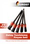 Car Detail Brush Set 5-Piece Vehicle Cleaning Brushes Different Sizes, Premium Series 5-Piece Auto Brush