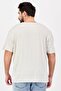 Men Henley Neck Short Sleeve Heather T-shirt, Oatmeal - 3