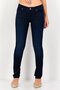 Women Skinny Fit Plain Stretchable Jeans, Dark Navy