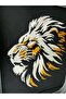 Sweat Embroidered Fan Series - Lion - Black - 5