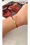 Diva Charm White Clover Motif Lucky Bracelet