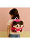 Cute Girls Mini Plush Bag, Adjustable Children's Backpack Strap, Lined, Zippered, 30 cm - 2