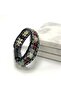 Certified Gemini Zodiac Sign Disc Model Natural Stone Men's Bracelet with Magnetic Lock - 2