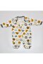 Baby Boy Jumpsuit with Booties and Snap Fasteners – 100% Cotton - 4