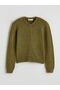 Lcw Vision Green Knitwear Plain Short Women's Cardigan - 5