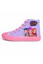 Pop-Demün-Huşters Printed Pink Laces Pink Sole Purple Sneakers Shoes - 3